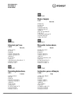 Indesit IF 83 KC.A IX S Operating Instructions Manual preview