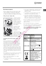 Предварительный просмотр 15 страницы Indesit IF 88 ? GP.A Operating Instructions Manual