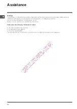 Предварительный просмотр 24 страницы Indesit IF 88 ? GP.A Operating Instructions Manual