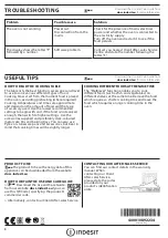 Preview for 40 page of Indesit IFW 5848 C IX Daily Reference Manual