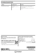 Preview for 8 page of Indesit IFW 6834 IX Daily Reference Manual