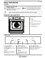 Preview for 1 page of Indesit IFW6340IXUK Daily Reference Manual