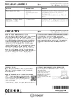 Preview for 8 page of Indesit IFW6340IXUK Daily Reference Manual