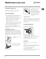 Предварительный просмотр 20 страницы Indesit IH 51 K.A IX Operating Instructions Manual