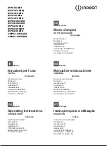 Preview for 1 page of Indesit IHP6.5CMIX Operating Instructions Manual