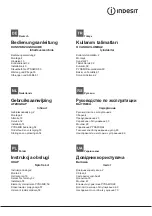 Preview for 2 page of Indesit IHP6.5CMIX Operating Instructions Manual