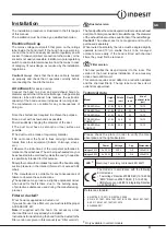 Preview for 37 page of Indesit IHP6.5CMIX Operating Instructions Manual