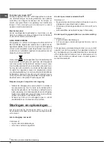 Preview for 54 page of Indesit IHP6.5CMIX Operating Instructions Manual