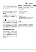 Preview for 57 page of Indesit IHP6.5CMIX Operating Instructions Manual