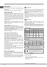 Preview for 58 page of Indesit IHP6.5CMIX Operating Instructions Manual