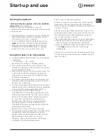 Preview for 5 page of Indesit IN ES 1211 UK Operating Instructions Manual