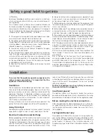 Preview for 3 page of Indesit IN F 140 UK Instructions For Installation And Use Manual