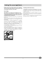 Preview for 7 page of Indesit IN F 140 UK Instructions For Installation And Use Manual