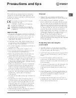 Preview for 7 page of Indesit IN F 1411 UK Operating Instructions Manual