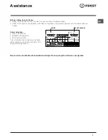 Предварительный просмотр 9 страницы Indesit IN F 1411 Operating Instructions Manual