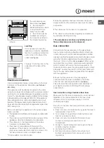 Предварительный просмотр 5 страницы Indesit Installation4 Operating Instructions Manual