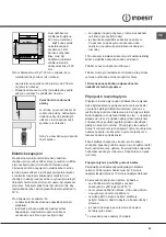 Предварительный просмотр 33 страницы Indesit Installation4 Operating Instructions Manual