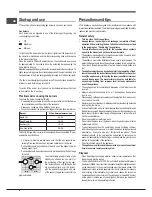 Preview for 8 page of Indesit IP 640 S (IX) Operating Instructions Manual