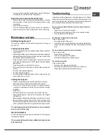 Preview for 9 page of Indesit IP 640 S (IX) Operating Instructions Manual