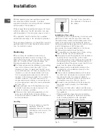 Предварительный просмотр 2 страницы Indesit IS50G Operating Instructions Manual