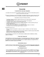 Предварительный просмотр 13 страницы Indesit IS50G Operating Instructions Manual