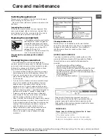 Предварительный просмотр 9 страницы Indesit IS5V4KHW/UK User Manual