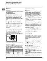 Preview for 8 page of Indesit IS60D1 S Operating Instructions Manual