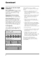 Preview for 40 page of Indesit IS60V Instruction Booklet