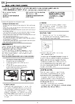 Preview for 44 page of Indesit IS67V5PCX/E Manual