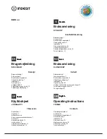 Preview for 1 page of Indesit ISDSxx Operating Instructions Manual