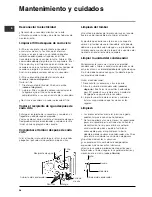 Preview for 58 page of Indesit ISL65C Instruction Booklet