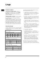 Preview for 8 page of Indesit ISL69C Instruction Booklet