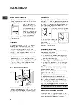 Preview for 14 page of Indesit ISL69C Instruction Booklet