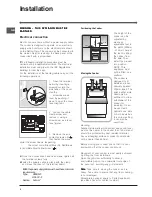 Предварительный просмотр 4 страницы Indesit IT50C S Operating Instructions Manual