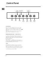 Предварительный просмотр 6 страницы Indesit IT50C S Operating Instructions Manual