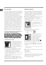 Preview for 4 page of Indesit IT50D S Operating Instructions Manual