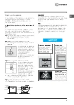 Preview for 5 page of Indesit IT50D S Operating Instructions Manual