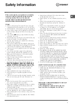 Preview for 7 page of Indesit IT50D S Operating Instructions Manual