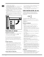 Preview for 18 page of Indesit IUPS 17 series Operating Instructions Manual