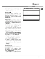 Preview for 59 page of Indesit IVIA 633 C E Operating Instructions Manual