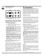 Preview for 74 page of Indesit IVIA 633 C E Operating Instructions Manual