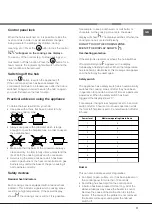 Предварительный просмотр 11 страницы Indesit IVRA 640 C Operating Instructions Manual