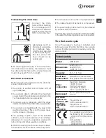 Предварительный просмотр 3 страницы Indesit IWB 51251 Instructions For Use Manual