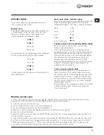 Preview for 17 page of Indesit IWB 6165 Instructions For Use Manual