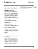 Preview for 33 page of Indesit IWC 5105 Instructions For Use Manual