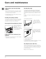 Предварительный просмотр 10 страницы Indesit IWC 5125 Instructions For Use Manual