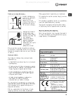 Предварительный просмотр 39 страницы Indesit IWC 6083 Instructions For Use Manual