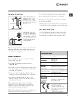 Preview for 3 page of Indesit IWC 7085 Instructions For Use Manual