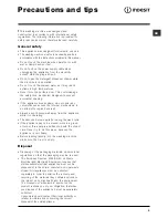 Preview for 9 page of Indesit IWC 7085 Instructions For Use Manual