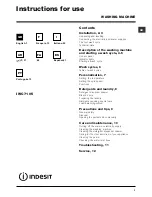 Indesit IWC 7105 Manual preview